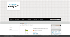 Desktop Screenshot of design-en-cuisine.com