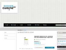 Tablet Screenshot of design-en-cuisine.com